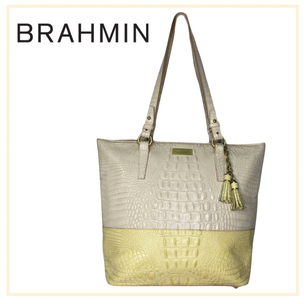 RARE Brahmin Two-Tone Asher Tote